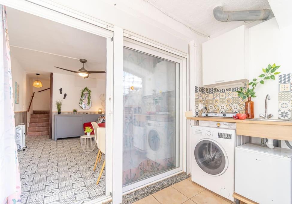 A16-Casa Con Barbacoa En La Playa Villa เอมปูเรียบราบา ภายนอก รูปภาพ
